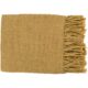 mustard colored throw blanket from Burke Decor