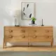 6 drawer dresser in oak from Article