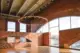 interior brick archways and glass inside Louis Kahn's Arts United building