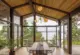 dining room with view to Puget Sound in renovated 1958 Seattle home